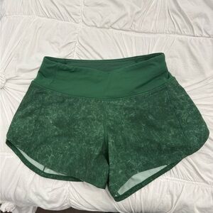 lululemon speed up mid rise lined short 4 inch
